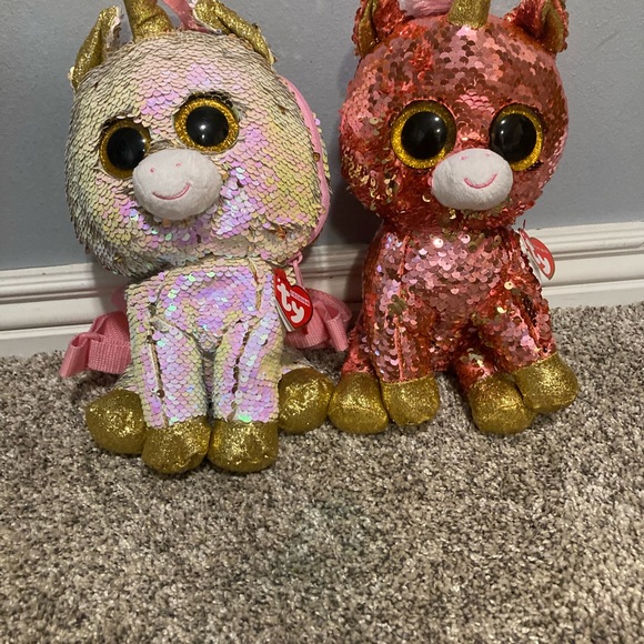 Unicorn Beanie Boo set - Picture 1 of 5